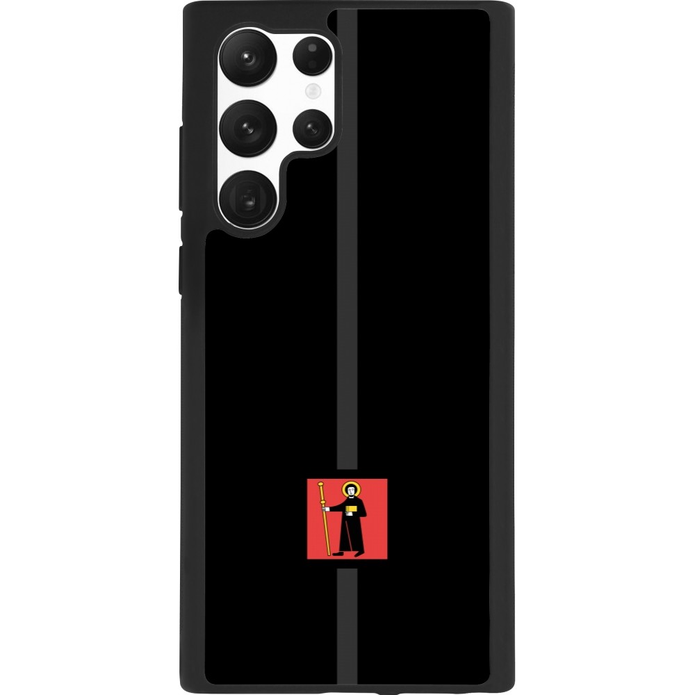 Samsung Galaxy S22 Ultra Case Hülle - Silikon schwarz Kanton GL schwarz