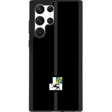 Coque Samsung Galaxy S22 Ultra - Silicone rigide noir Canton GR noir