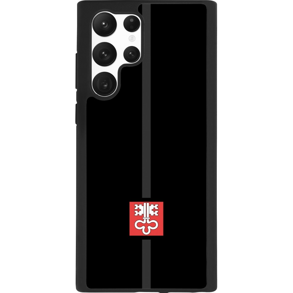 Samsung Galaxy S22 Ultra Case Hülle - Silikon schwarz Kanton NW schwarz