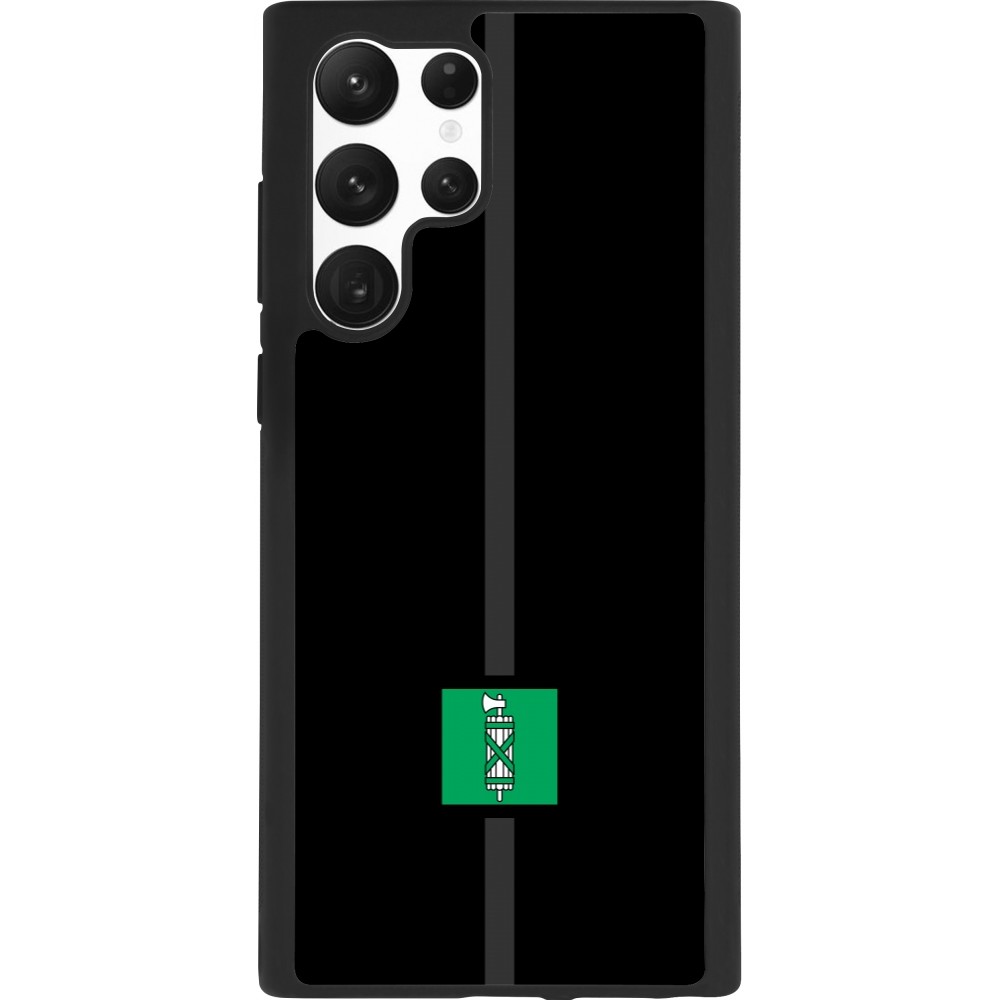 Coque Samsung Galaxy S22 Ultra - Silicone rigide noir Canton SG noir