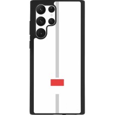 Samsung Galaxy S22 Ultra Case Hülle - Silikon schwarz Kanton SO weiss