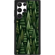 Samsung Galaxy S22 Ultra Case Hülle - Silikon schwarz Christmas 25 Pattern Xmas Tree