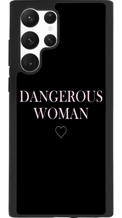 Coque Samsung Galaxy S22 Ultra - Silicone rigide noir Dangerous woman