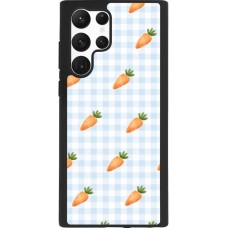 Coque Samsung Galaxy S22 Ultra - Silicone rigide noir Easter 2026 Pattern carrots