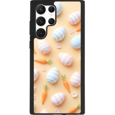 Samsung Galaxy S22 Ultra Case Hülle - Silikon schwarz Easter 2026 Pattern Easter