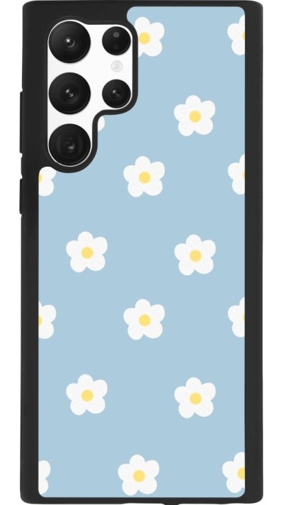 Coque Samsung Galaxy S22 Ultra - Silicone rigide noir Easter 2024 daisy flower