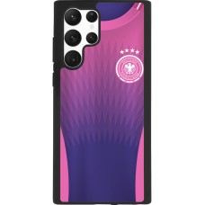 Samsung Galaxy S22 Ultra Case Hülle - Silikon schwarz Deutschland Away personalisierbares Fussballtrikot