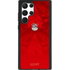 Samsung Galaxy S22 Ultra Case Hülle - Silikon schwarz Ägypten 2026 personalisierbares Fussballtrikot