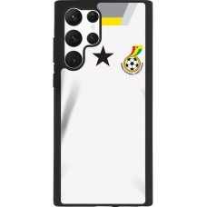 Coque Samsung Galaxy S22 Ultra - Silicone rigide noir Maillot de football Ghana 2022 personnalisable