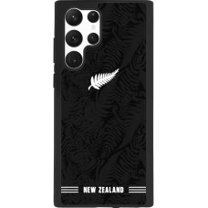Samsung Galaxy S22 Ultra Case Hülle - Silikon schwarz Neuseeland 2026 personalisierbares Fussballtrikot