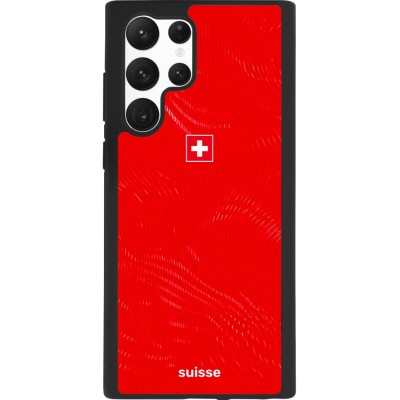 Samsung Galaxy S22 Ultra Case Hülle - Silikon schwarz Schweiz 2026 personalisierbares Fussballtrikot