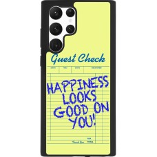 Coque Samsung Galaxy S22 Ultra - Silicone rigide noir Guest check 2026