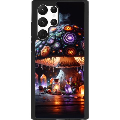 Samsung Galaxy S22 Ultra Case Hülle - Silikon schwarz Halloween Zaubertrank Magie