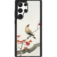Samsung Galaxy S22 Ultra Case Hülle - Silikon schwarz Japanese Bird