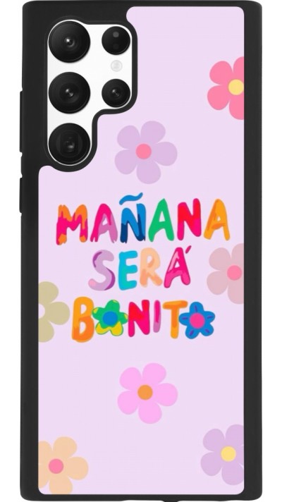 Coque Samsung Galaxy S22 Ultra - Silicone rigide noir Karol G Manana sera bonito