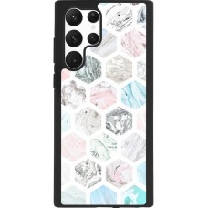 Samsung Galaxy S22 Ultra Case Hülle - Silikon schwarz Marble Everything