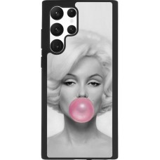 Coque Samsung Galaxy S22 Ultra - Silicone rigide noir Marilyn Bubble