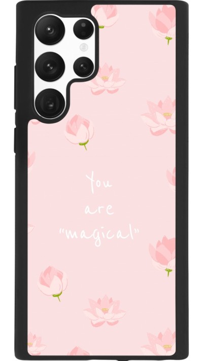 Samsung Galaxy S22 Ultra Case Hülle - Silikon schwarz Mom 2023 your are magical