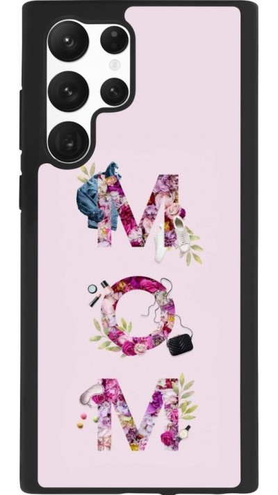 Samsung Galaxy S22 Ultra Case Hülle - Silikon schwarz Mom 2024 girly mom