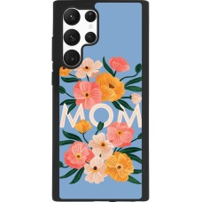 Samsung Galaxy S22 Ultra Case Hülle - Silikon schwarz Mom 2026 Flowers