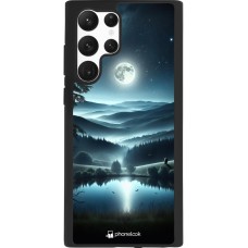 Coque Samsung Galaxy S22 Ultra - Silicone rigide noir Night Sky View
