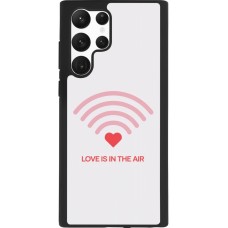 Coque Samsung Galaxy S22 Ultra - Silicone rigide noir Saint Valentines Day 26 Love is in the air