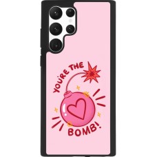 Coque Samsung Galaxy S22 Ultra - Silicone rigide noir Saint Valentines Day 26 You are the bomb