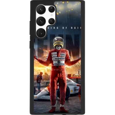 Samsung Galaxy S22 Ultra Case Hülle - Silikon schwarz Senna The King of Rain