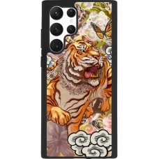 Samsung Galaxy S22 Ultra Case Hülle - Silikon schwarz Spring 23 japanese tiger
