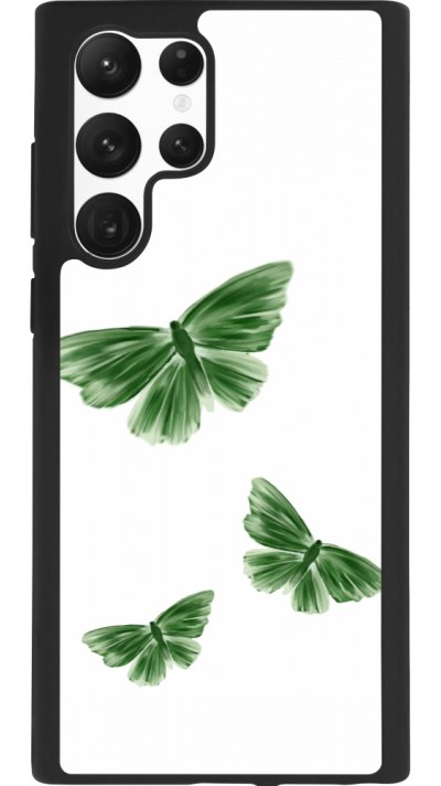 Samsung Galaxy S22 Ultra Case Hülle - Silikon schwarz Butterflies Spring 2026