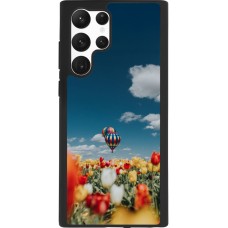 Samsung Galaxy S22 Ultra Case Hülle - Silikon schwarz Hot air balloon Spring 2026
