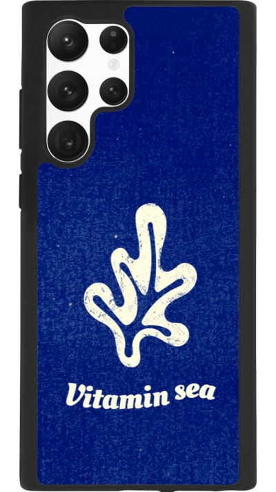 Coque Samsung Galaxy S22 Ultra - Silicone rigide noir Vitamin sea Summer 2026