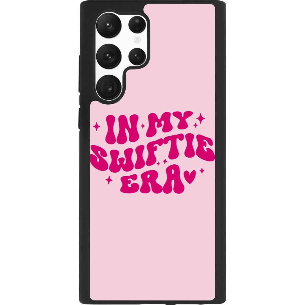 Coque Samsung Galaxy S22 Ultra - Silicone rigide noir Taylor Swift In My Swiftie Era - Pink