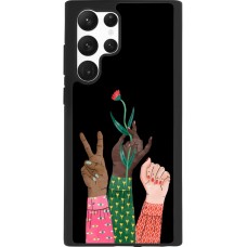 Coque Samsung Galaxy S22 Ultra - Silicone rigide noir Womens day 2026 2