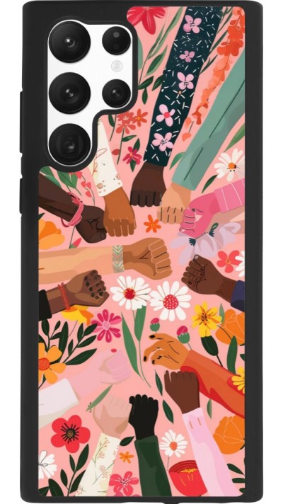 Coque Samsung Galaxy S22 Ultra - Silicone rigide noir Womens day 2026 8