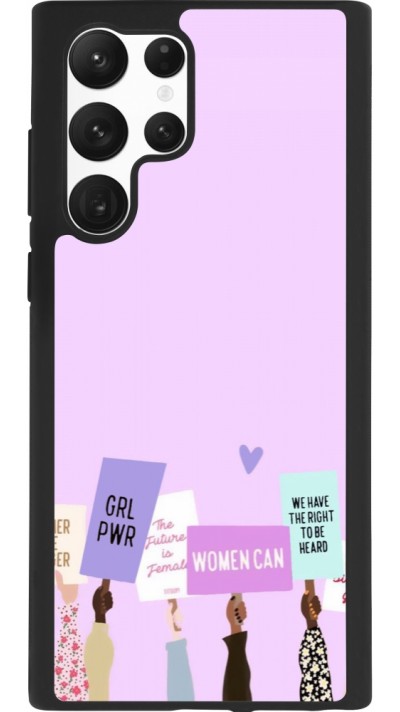 Coque Samsung Galaxy S22 Ultra - Silicone rigide noir Womens day 2026 9