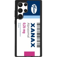 Coque Samsung Galaxy S22 Ultra - Silicone rigide noir Xanax Alprazolam 2025