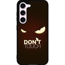 Coque Samsung Galaxy S23 - Silicone rigide noir Angry Dont Touch