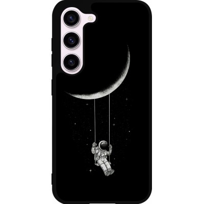 Samsung Galaxy S23 Case Hülle - Silikon schwarz Astro balançoire
