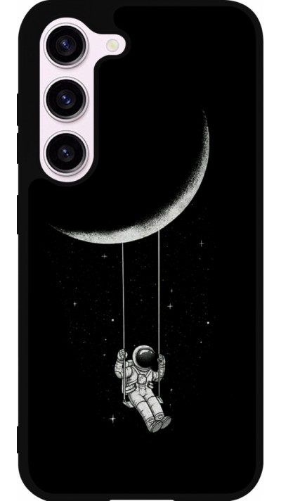 Samsung Galaxy S23 Case Hülle - Silikon schwarz Astro balançoire