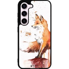 Coque Samsung Galaxy S23 - Silicone rigide noir Autumn 21 Fox
