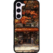Coque Samsung Galaxy S23 - Silicone rigide noir Autumn 25 Coffee shop