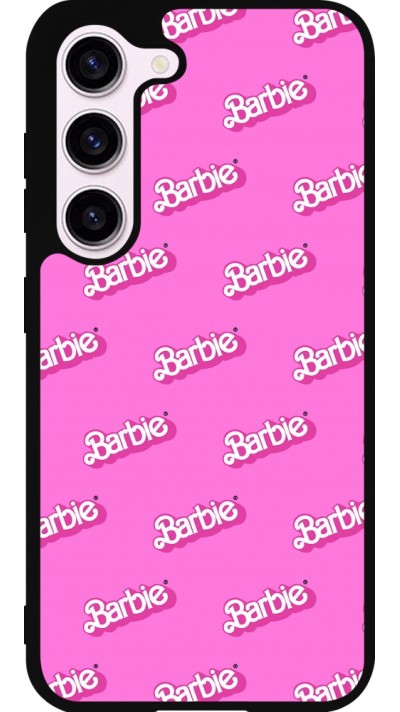 Samsung Galaxy S23 Case Hülle - Silikon schwarz Barbie Pattern