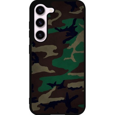 Samsung Galaxy S23 Case Hülle - Silikon schwarz Camouflage 3