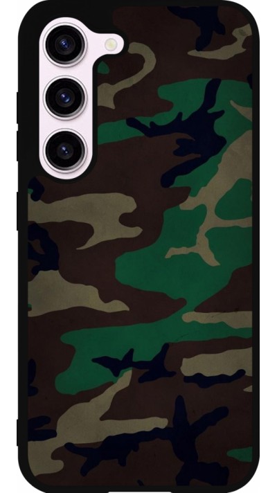 Samsung Galaxy S23 Case Hülle - Silikon schwarz Camouflage 3
