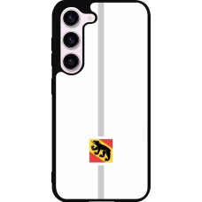 Samsung Galaxy S23 Case Hülle - Silikon schwarz Kanton BE weiss