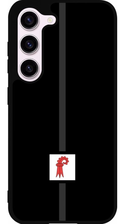 Samsung Galaxy S23 Case Hülle - Silikon schwarz Kanton BL schwarz