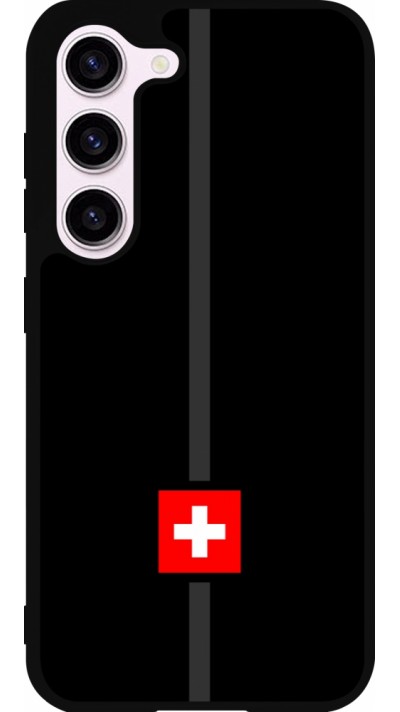 Samsung Galaxy S23 Case Hülle - Silikon schwarz Kanton CH schwarz