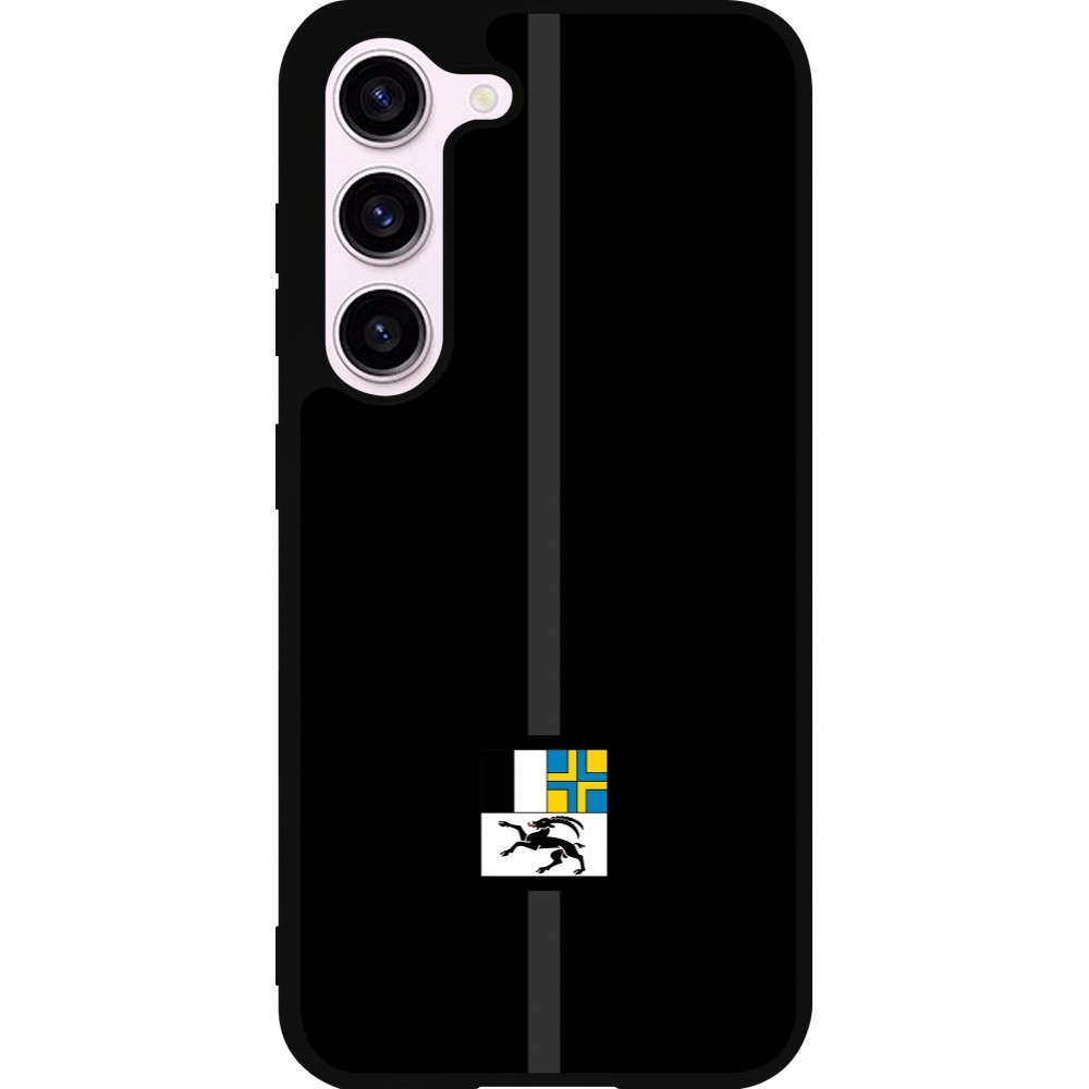 Samsung Galaxy S23 Case Hülle - Silikon schwarz Kanton GR schwarz