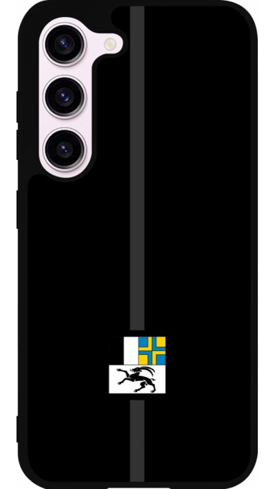 Samsung Galaxy S23 Case Hülle - Silikon schwarz Kanton GR schwarz